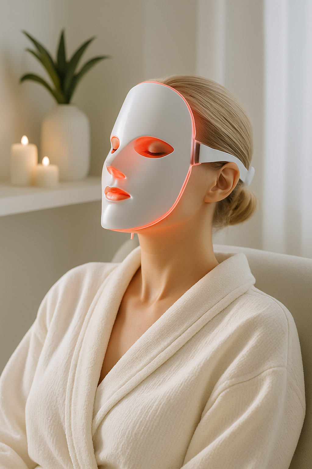 GlowCura™ 7-Color LED Light Therapy Mask – Wireless Facial Rejuvenation Device